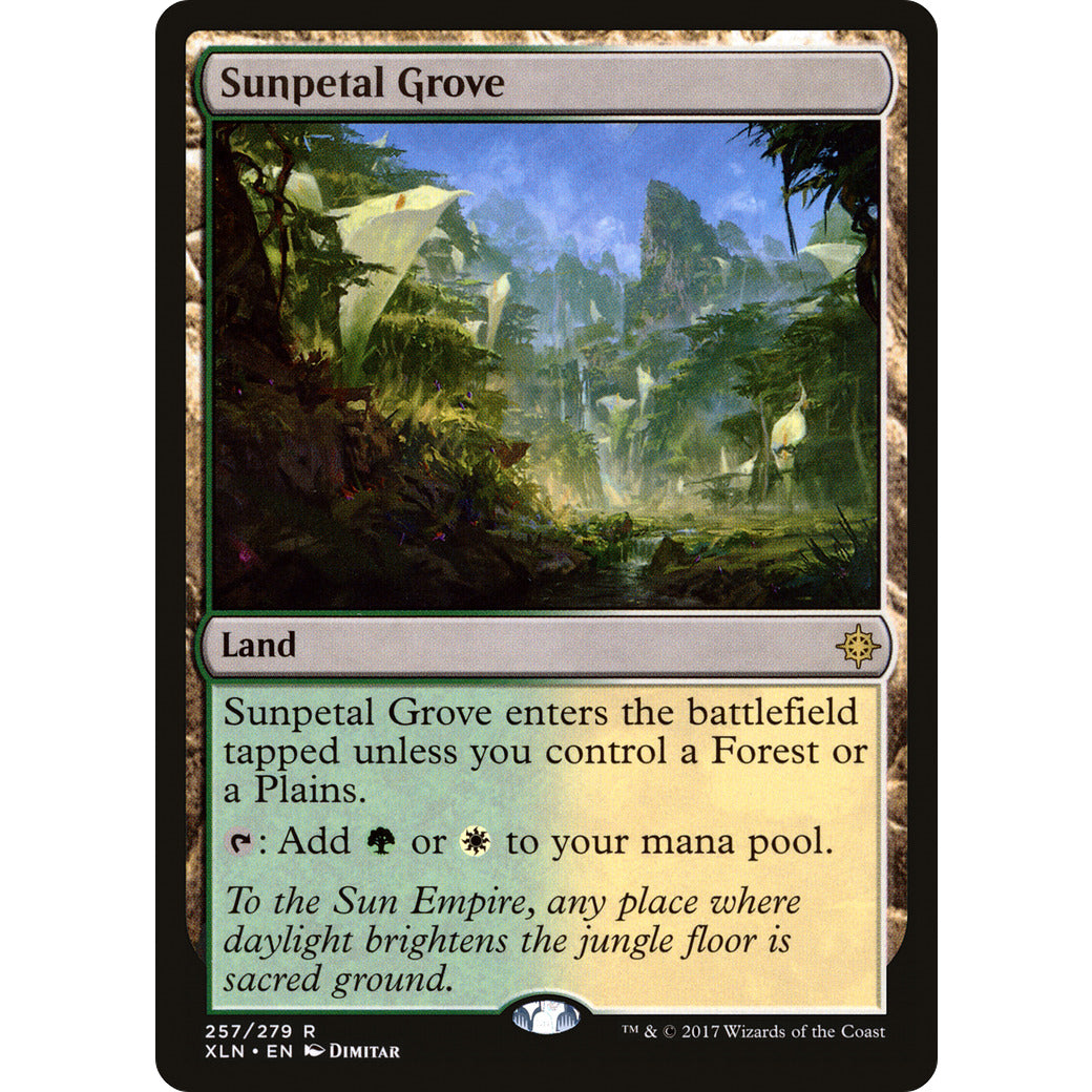 Sunpetal Grove (Ixalan) Light Play