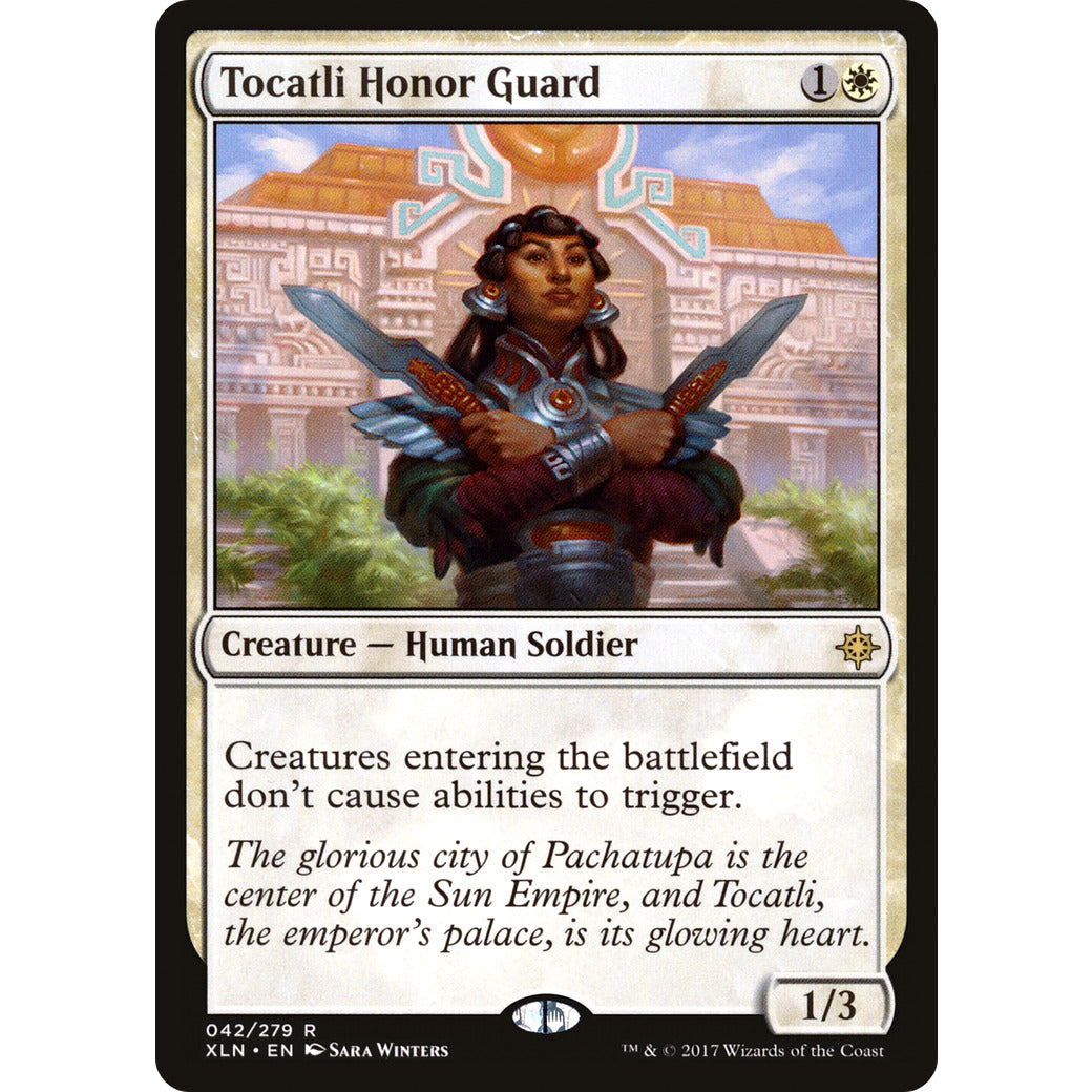 Tocatli Honor Guard (Ixalan) Light Play Foil