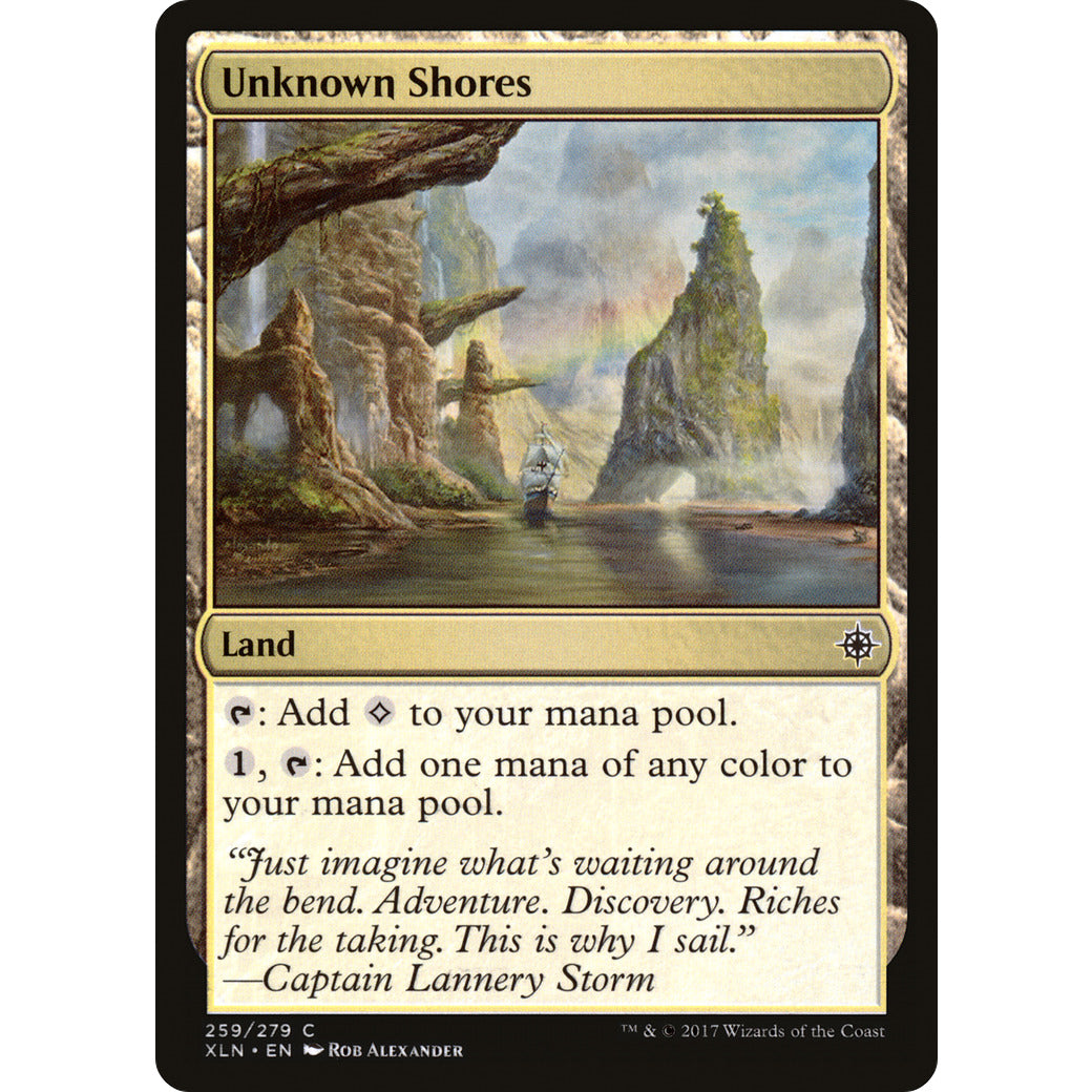 Unknown Shores (Ixalan) Light Play Foil