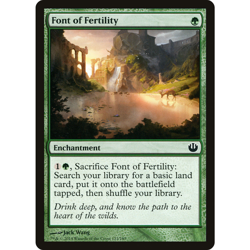 Font of Fertility (Journey into Nyx) Light Play Foil