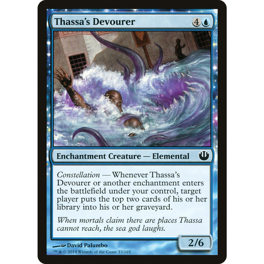 Thassa's Devourer (Journey into Nyx) Light Play Foil