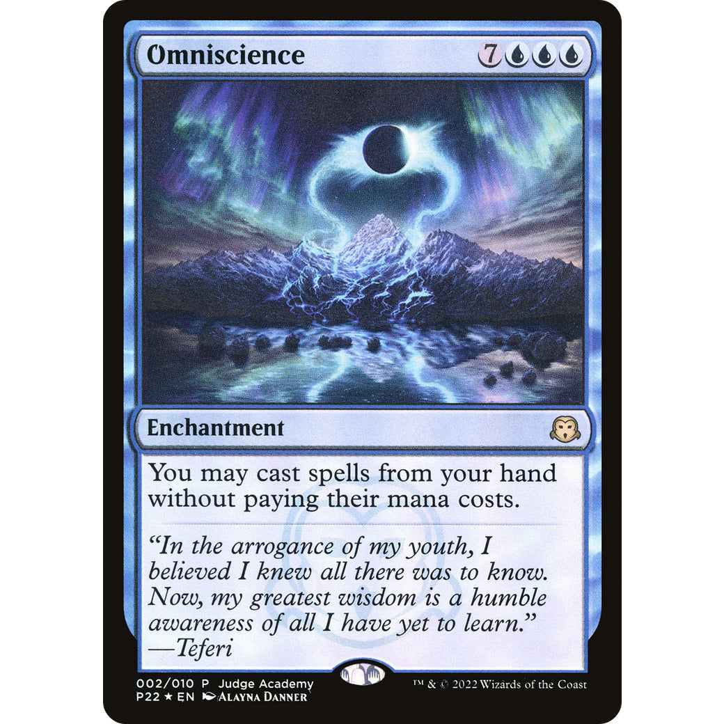 Omniscience (Promos: Judge) Light Play Foil
