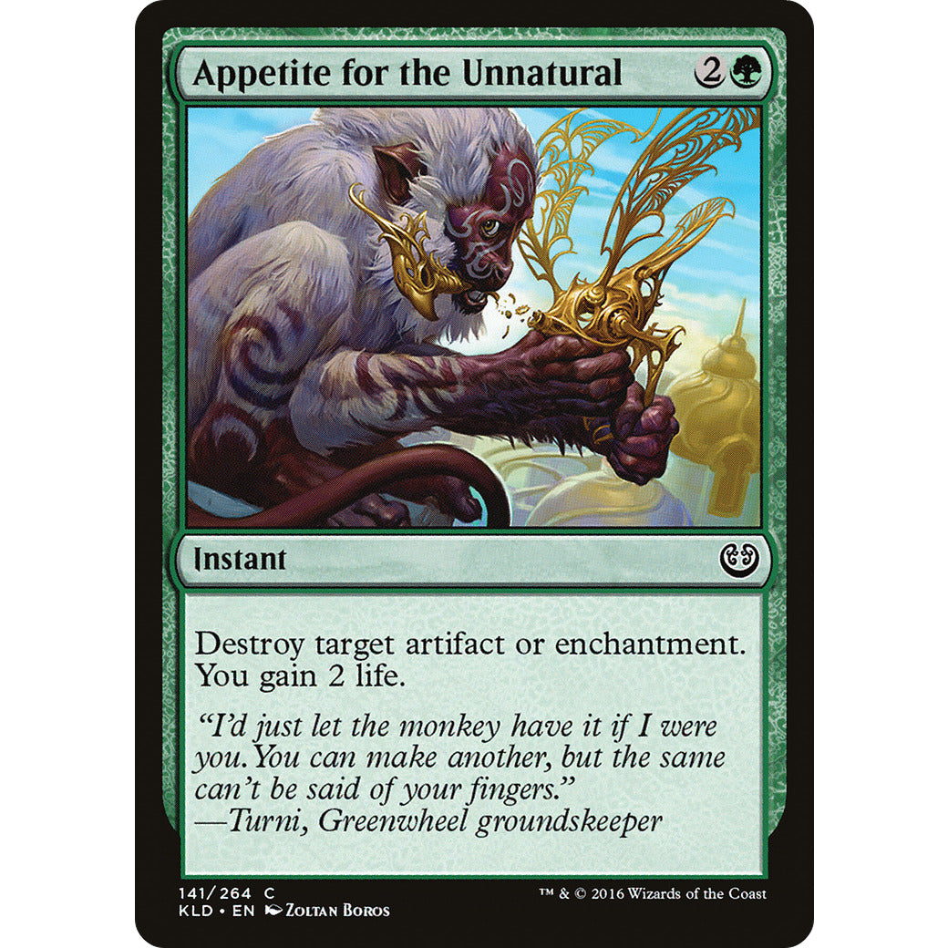 Appetite for the Unnatural (Kaladesh) Light Play Foil
