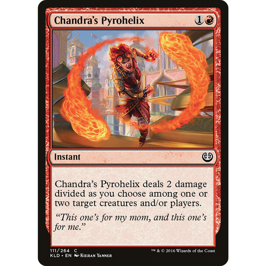 Chandra's Pyrohelix (Kaladesh) Light Play Foil