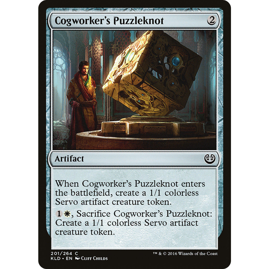 Cogworker's Puzzleknot (Kaladesh) Light Play Foil