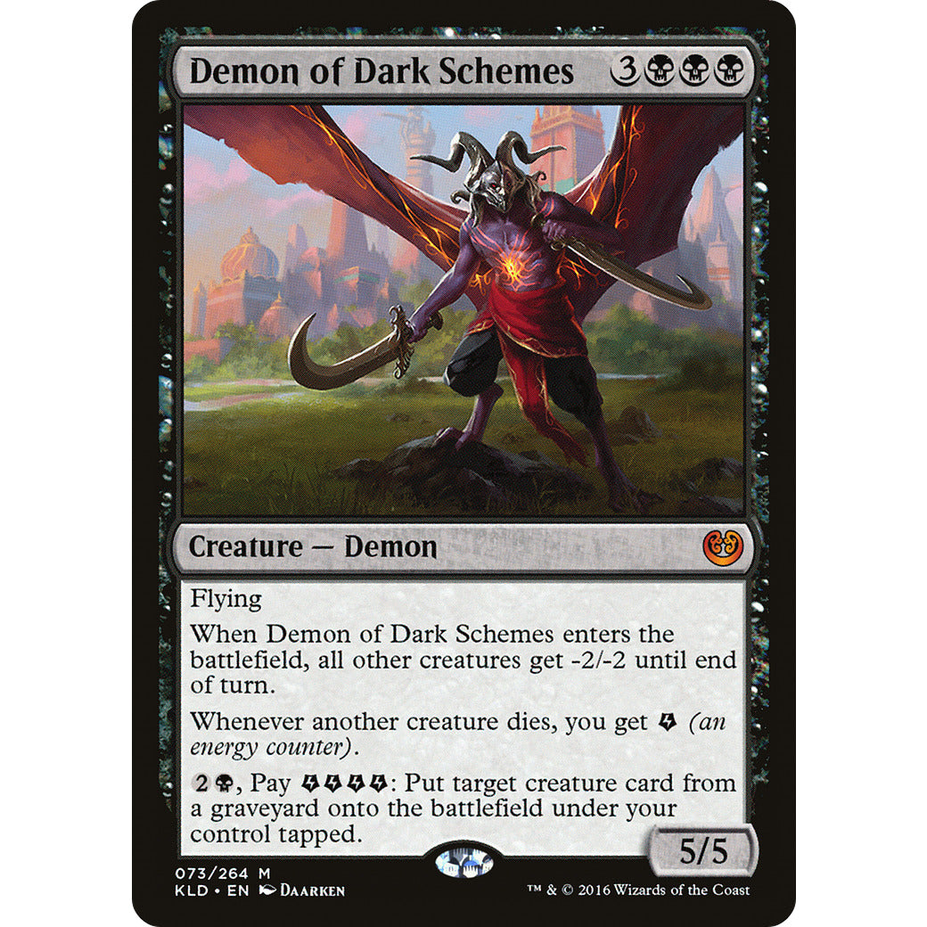 Demon of Dark Schemes (Kaladesh) Light Play