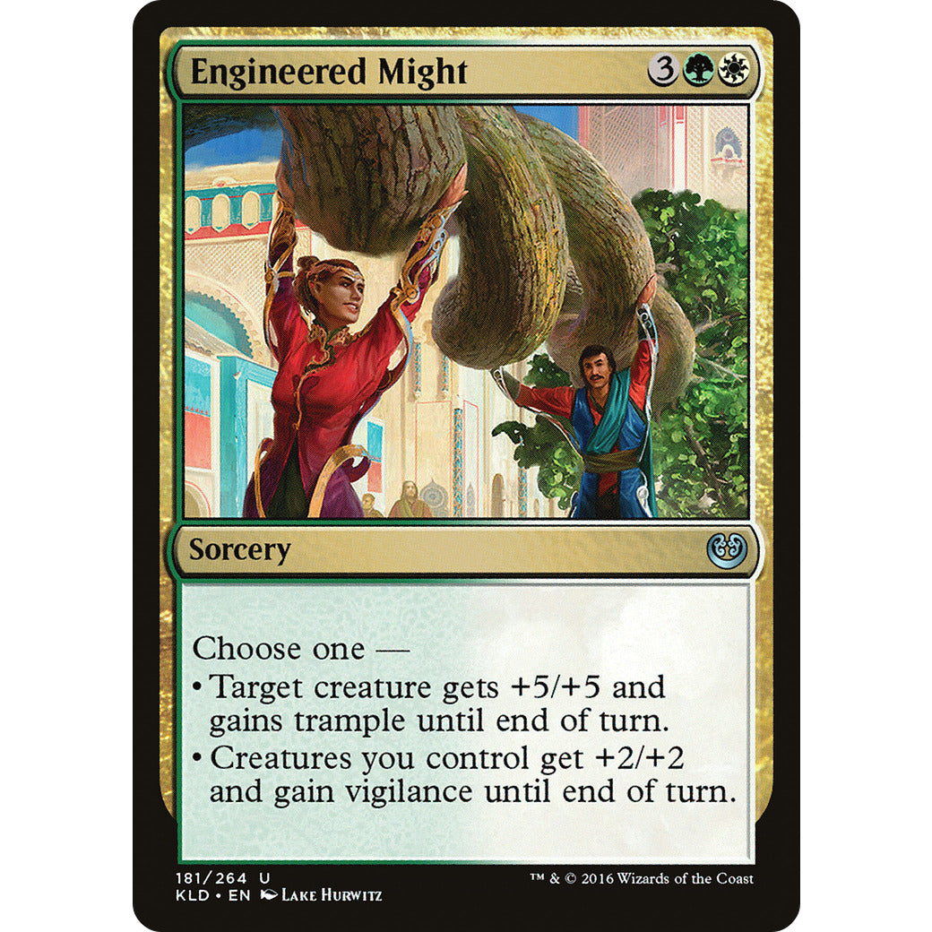 Engineered Might (Kaladesh) Light Play Foil