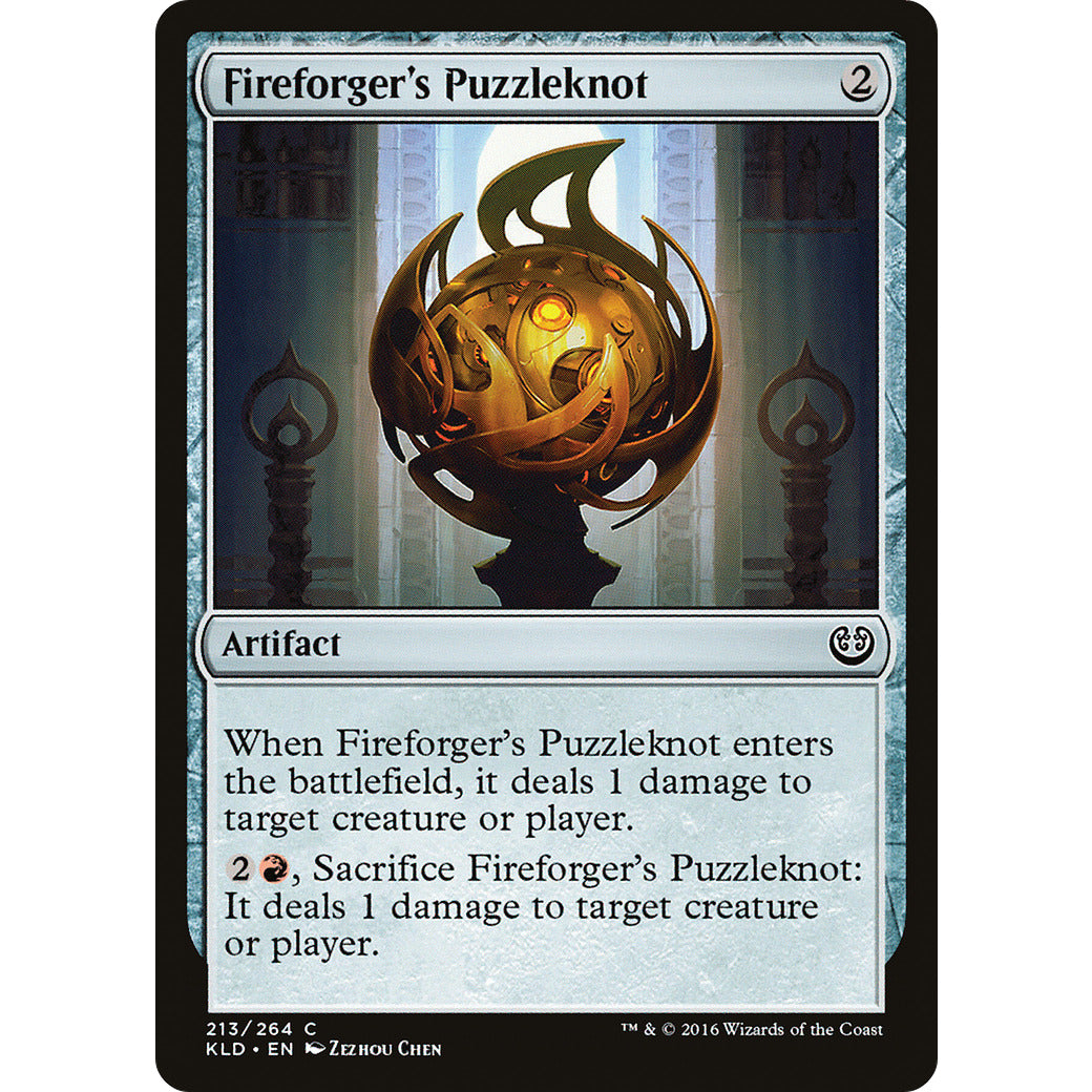 Fireforger's Puzzleknot (Kaladesh) Light Play Foil