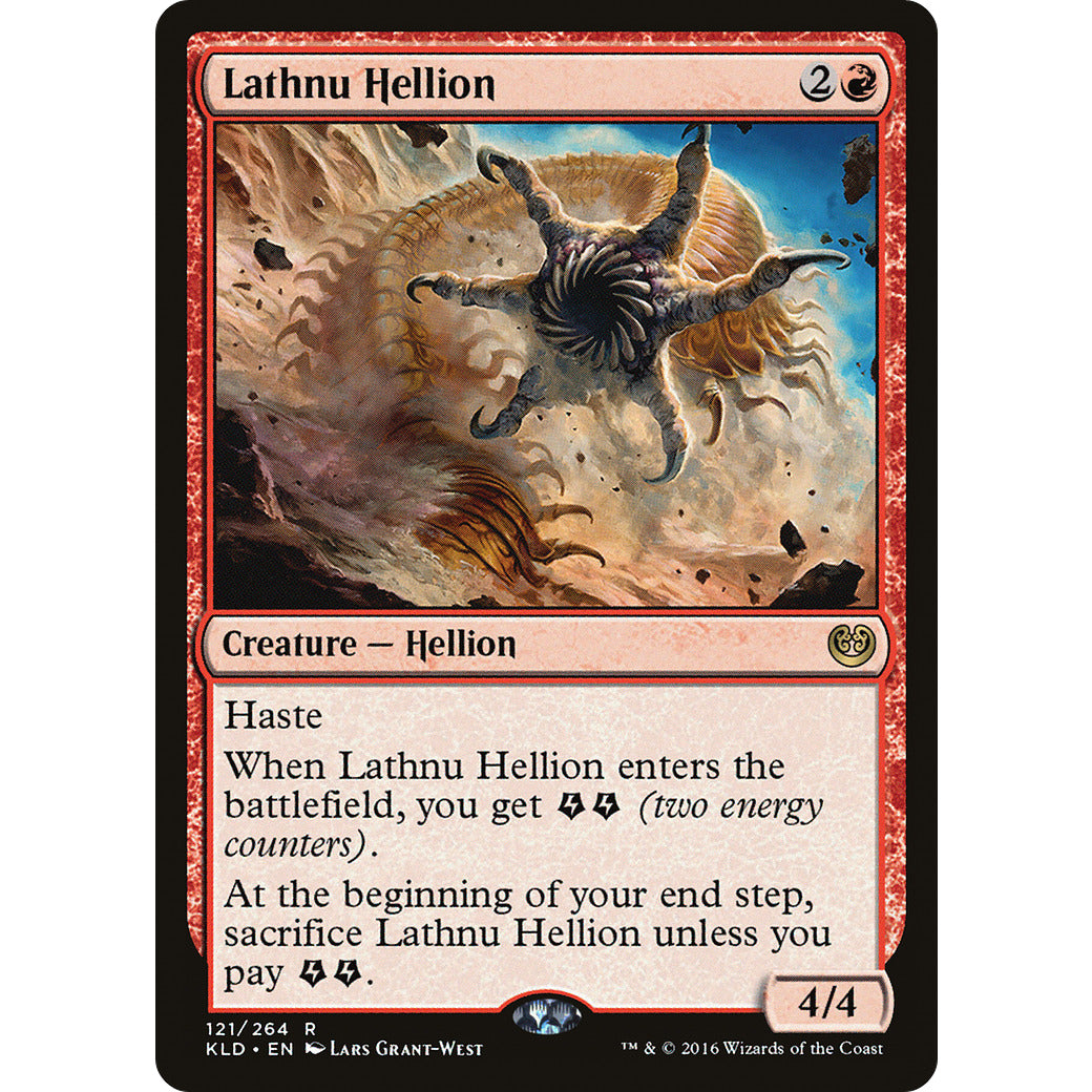 Lathnu Hellion (Kaladesh) Light Play Foil