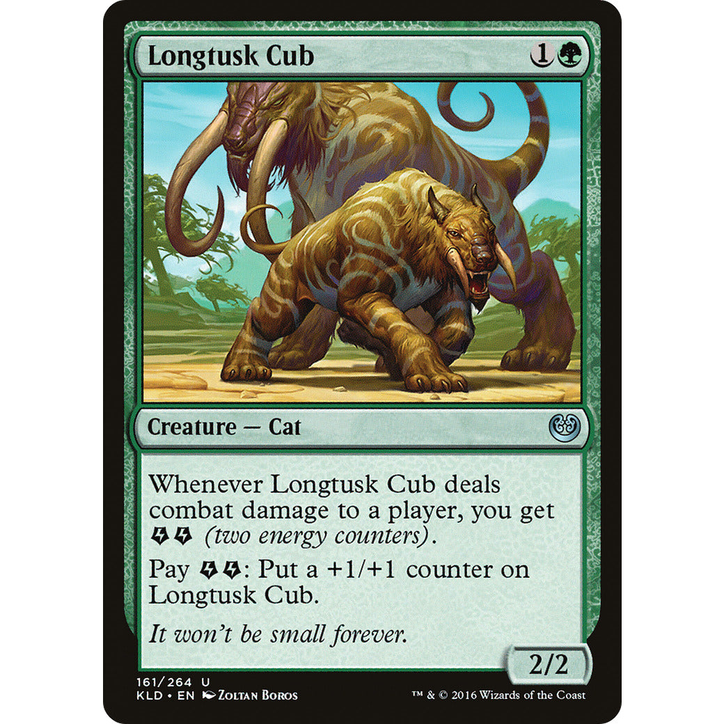 Longtusk Cub (Kaladesh) Light Play Foil