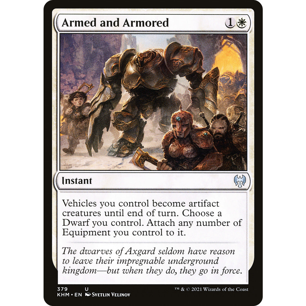 Armed and Armored (Kaldheim) Light Play