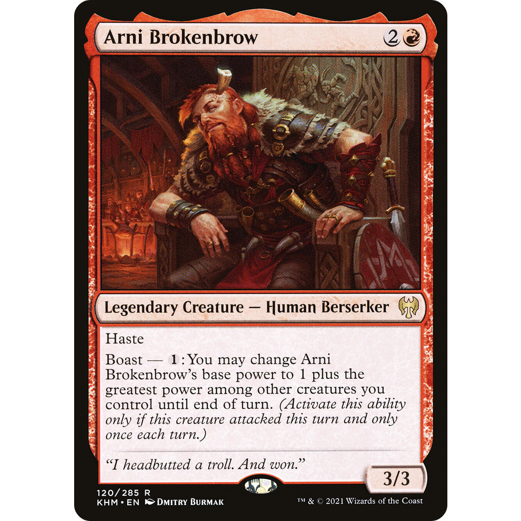 Arni Brokenbrow (Kaldheim) Near Mint Foil