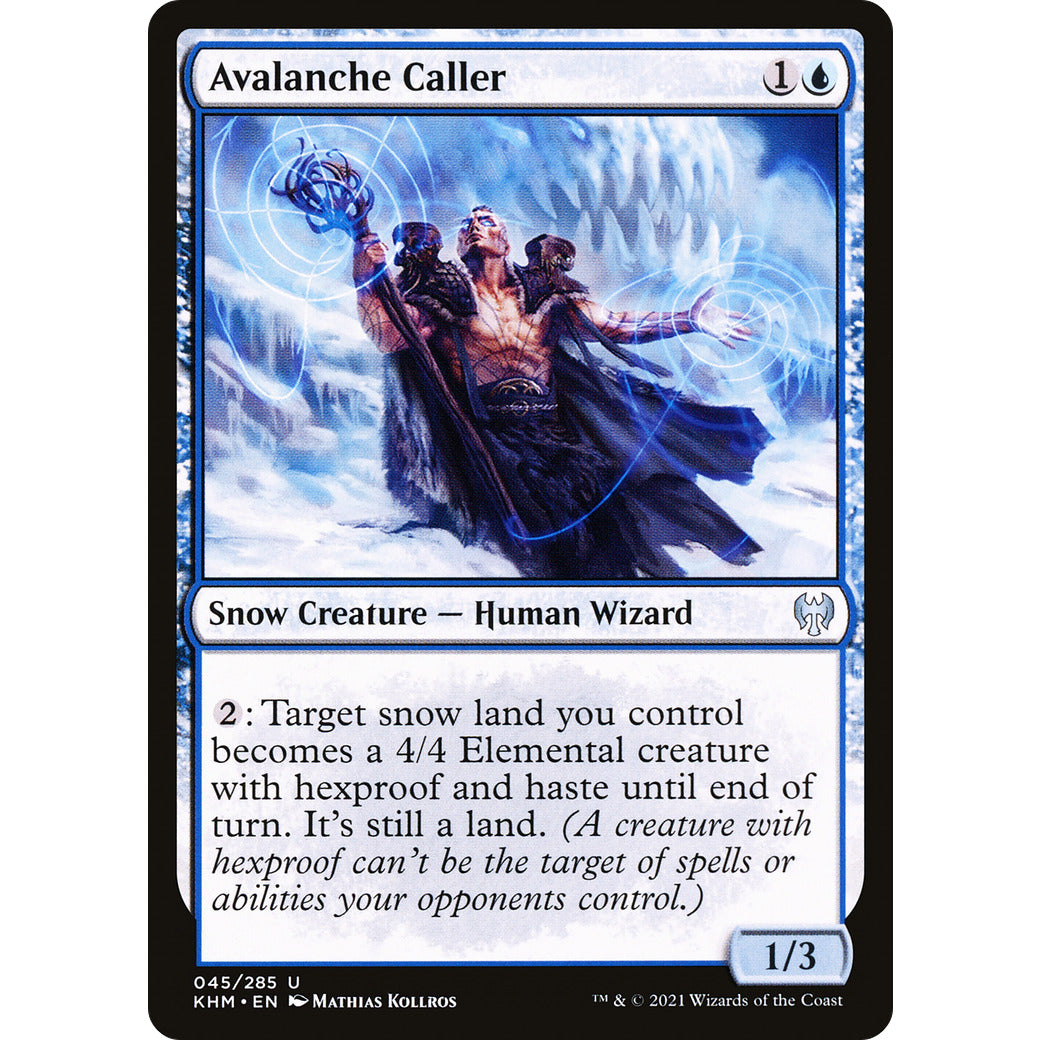 Avalanche Caller (Kaldheim) Light Play Foil