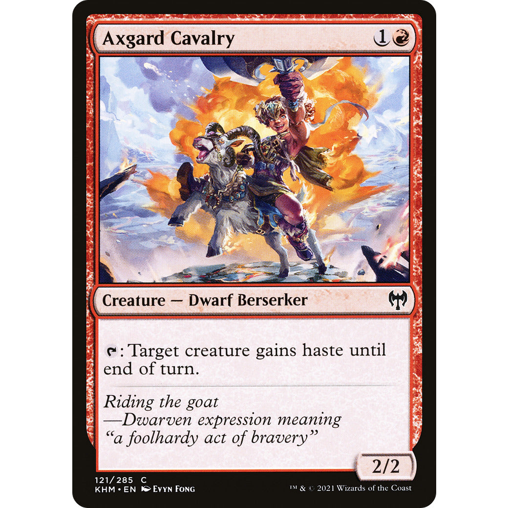 Axgard Cavalry (Kaldheim) Light Play Foil