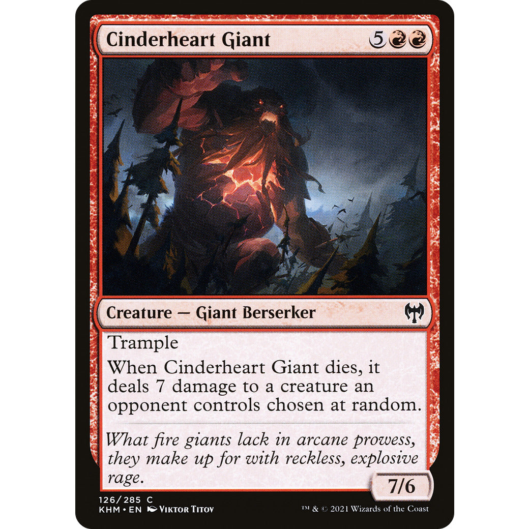 Cinderheart Giant (Kaldheim) Near Mint Foil