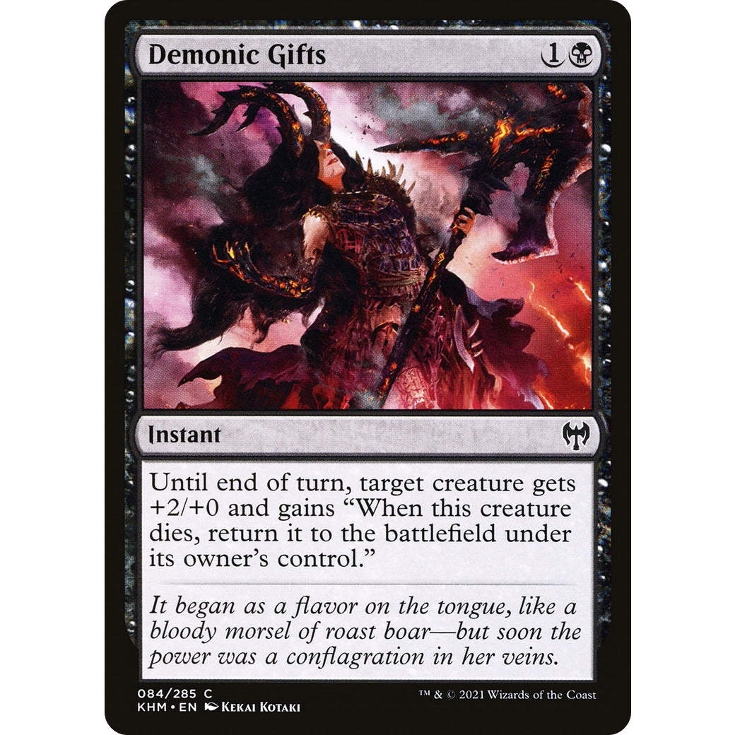 Demonic Gifts (Kaldheim) Near Mint Foil