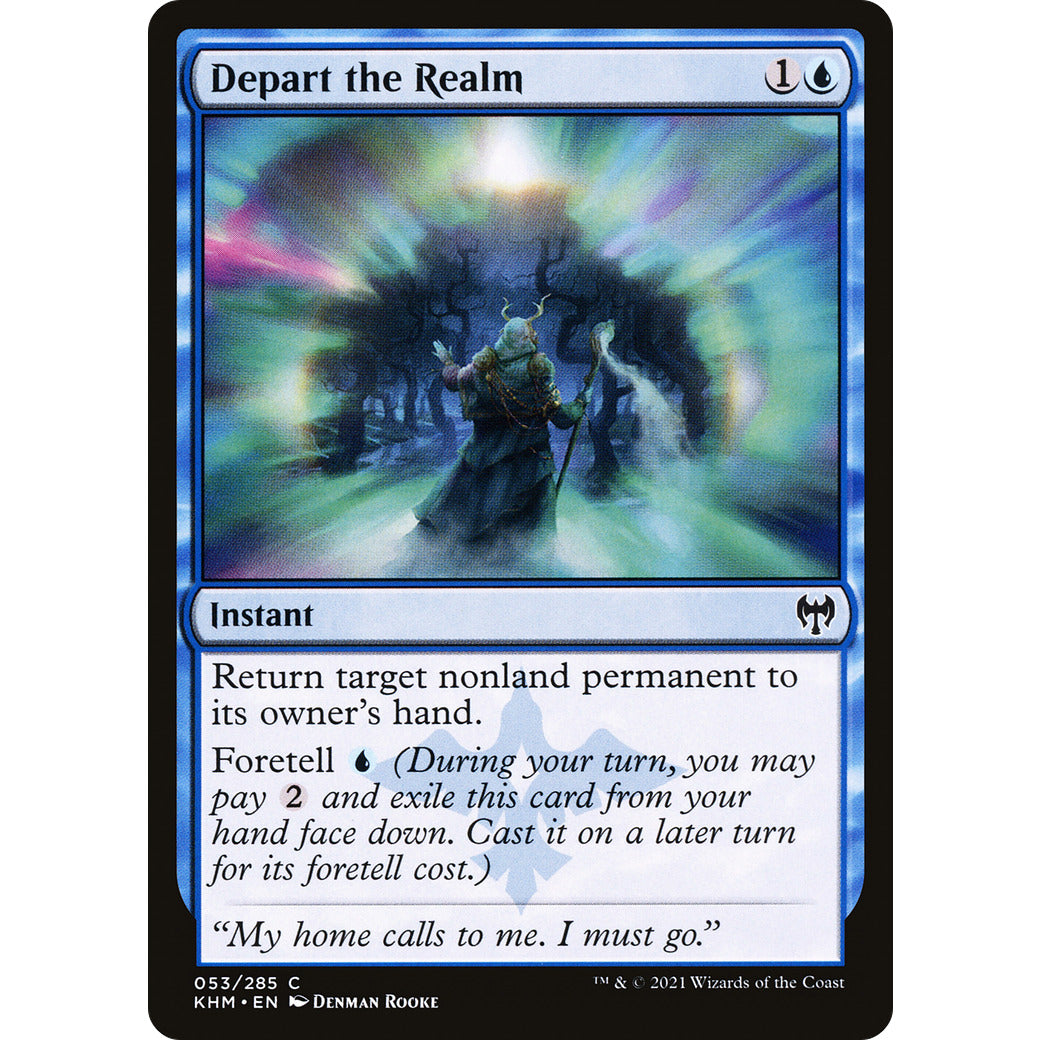 Depart the Realm (Kaldheim) Near Mint Foil