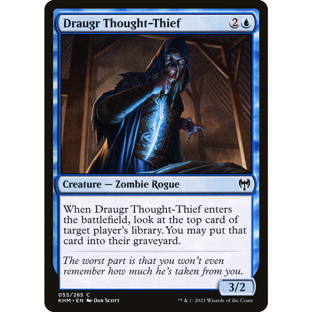Draugr Thought-Thief (Kaldheim) Light Play Foil