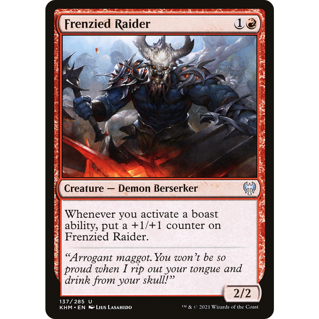 Frenzied Raider (Kaldheim) Near Mint Foil