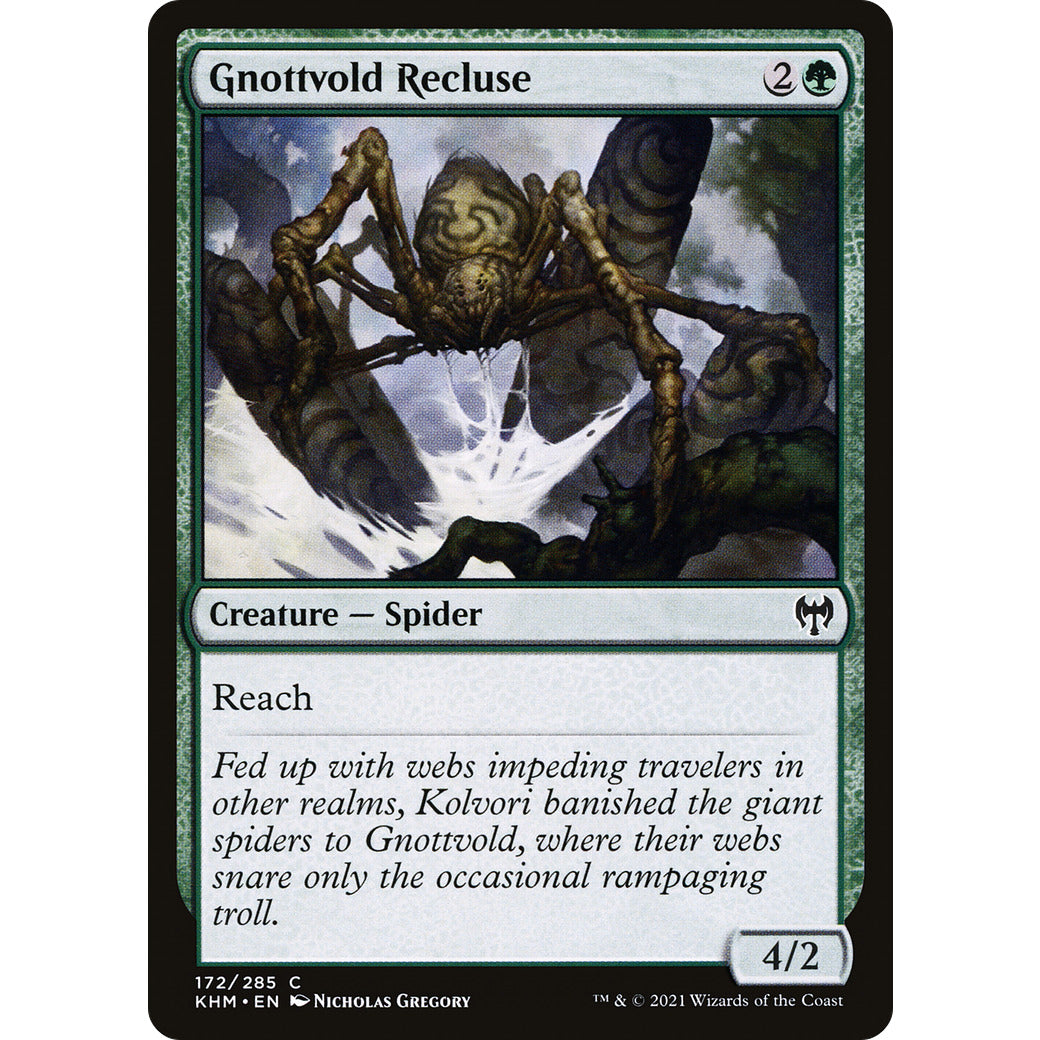 Gnottvold Recluse (Kaldheim) Near Mint Foil