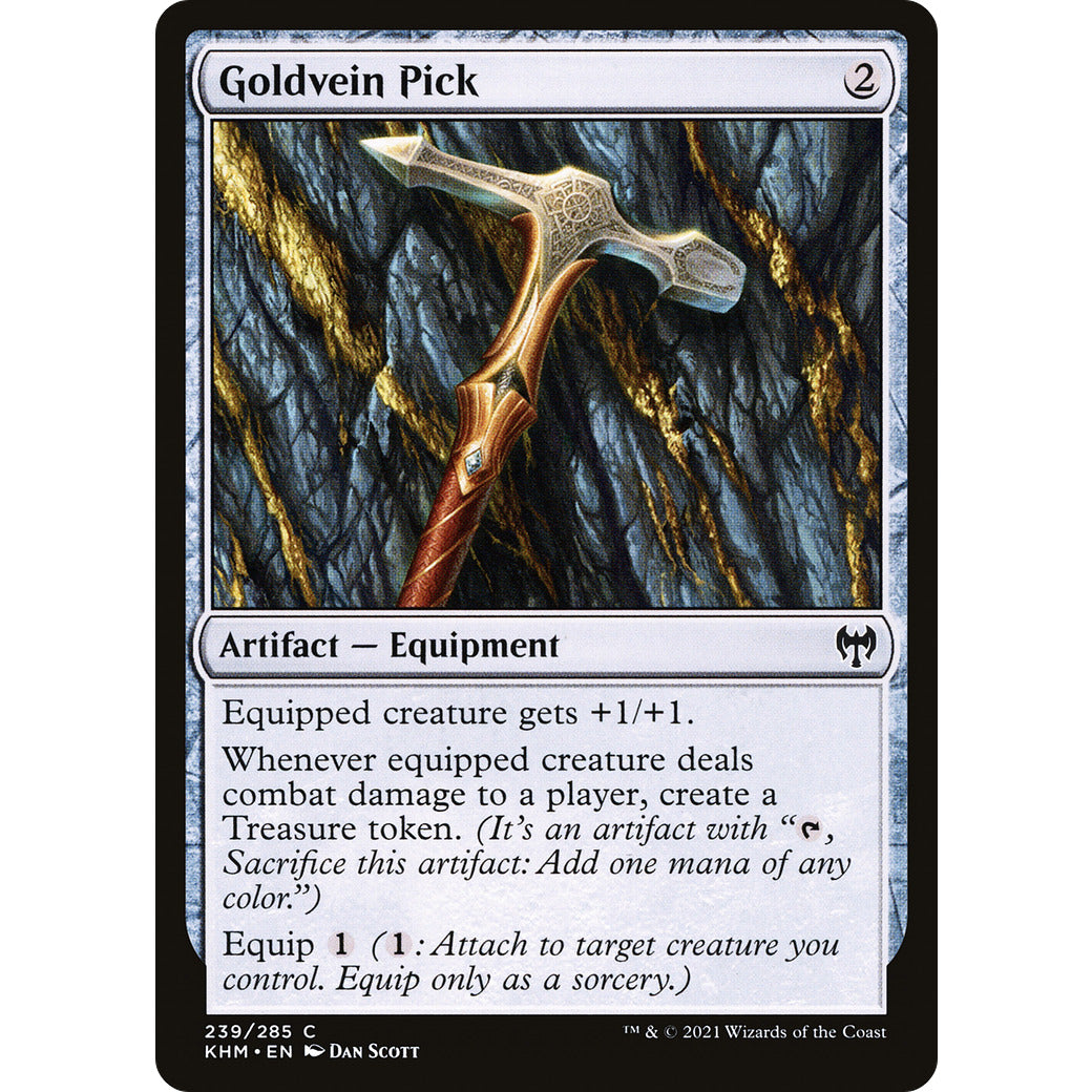 Goldvein Pick (Kaldheim) Near Mint Foil