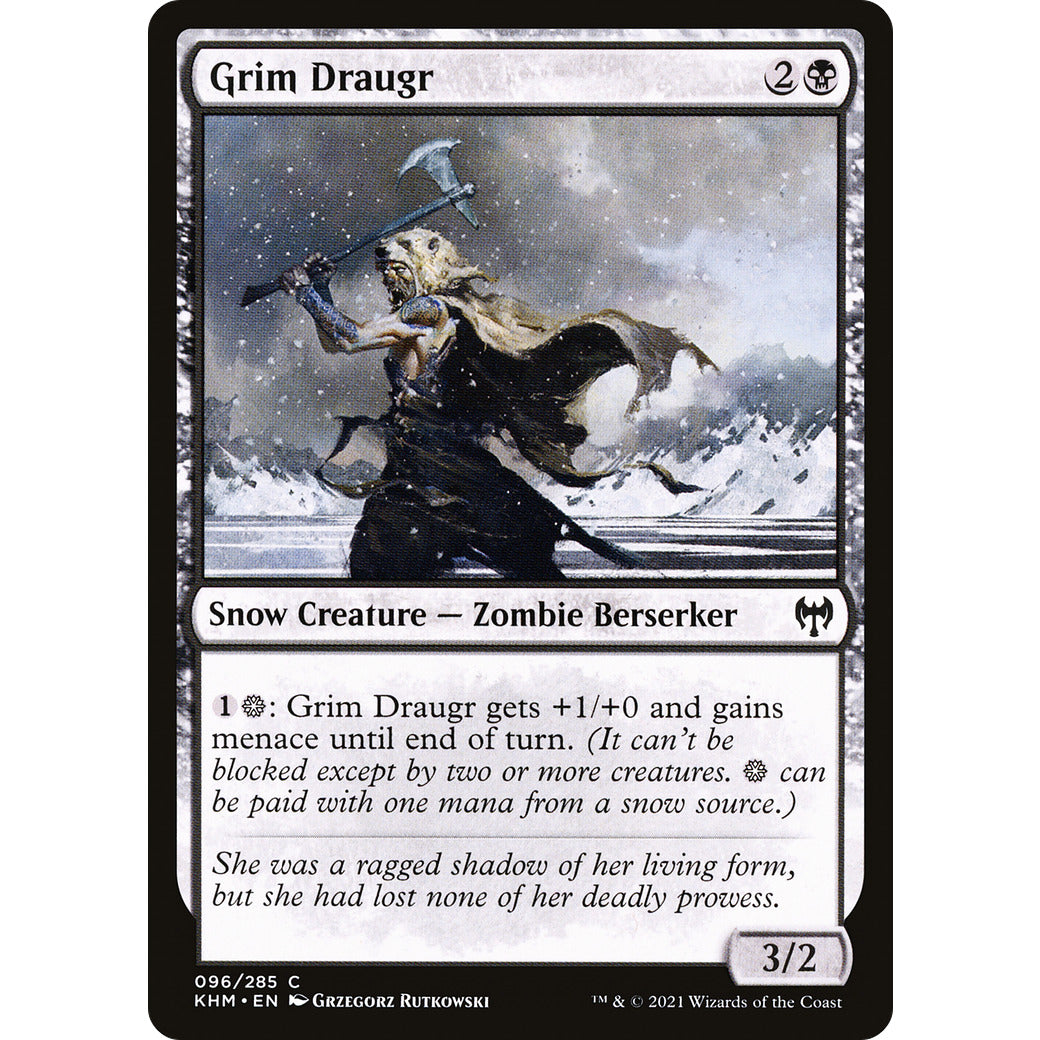 Grim Draugr (Kaldheim) Light Play Foil