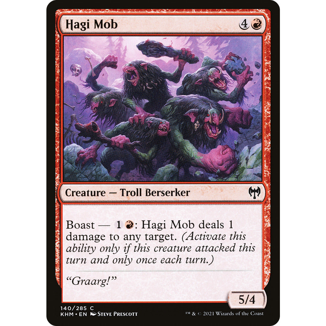 Hagi Mob (Kaldheim) Light Play Foil