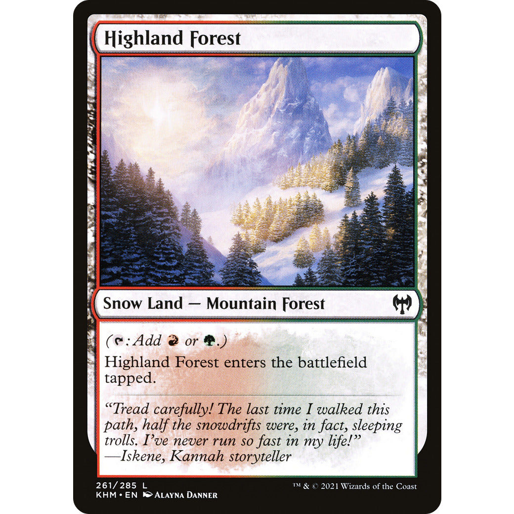 Highland Forest (Kaldheim) Light Play