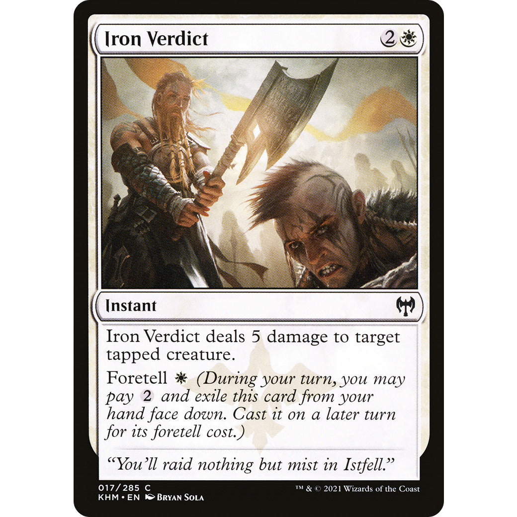 Iron Verdict (Kaldheim) Near Mint Foil