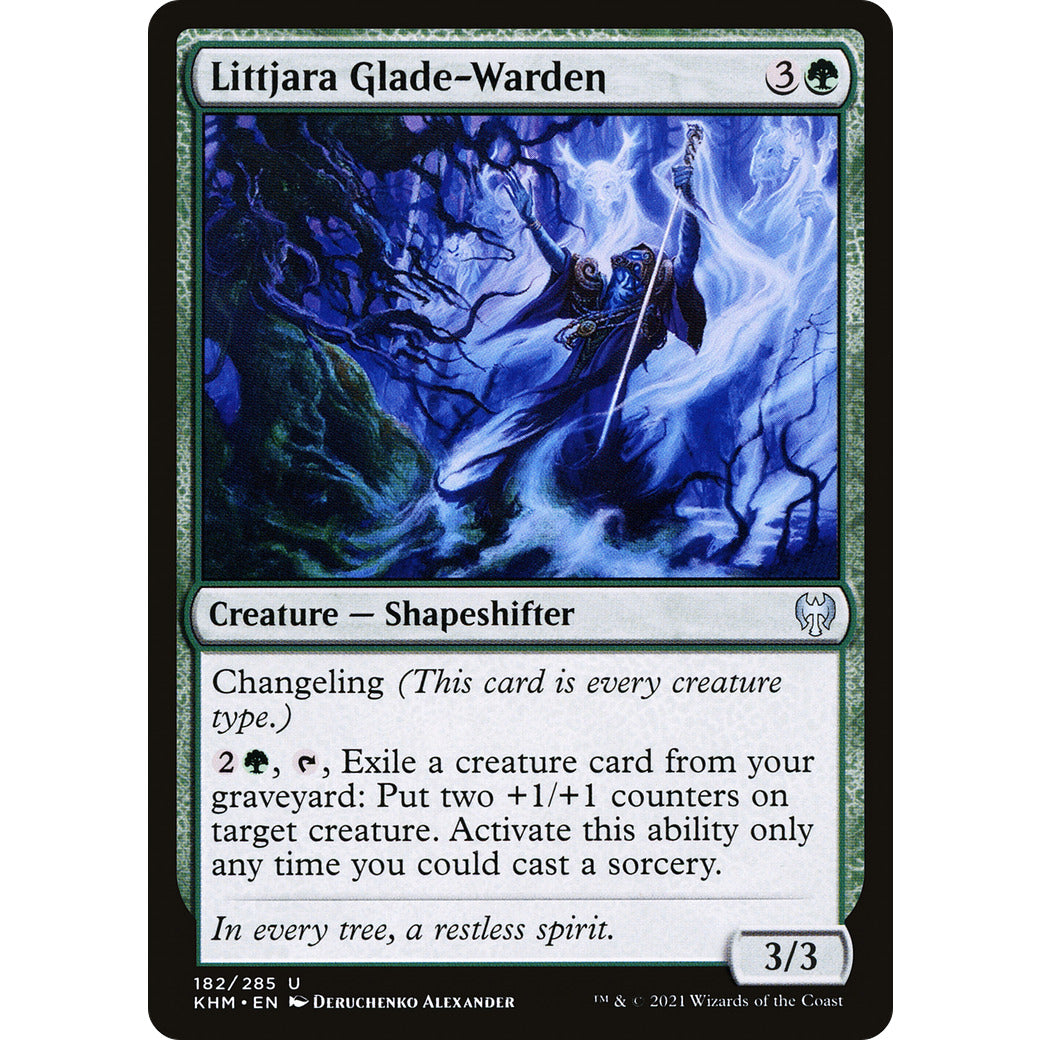 Littjara Glade-Warden (Kaldheim) Near Mint Foil