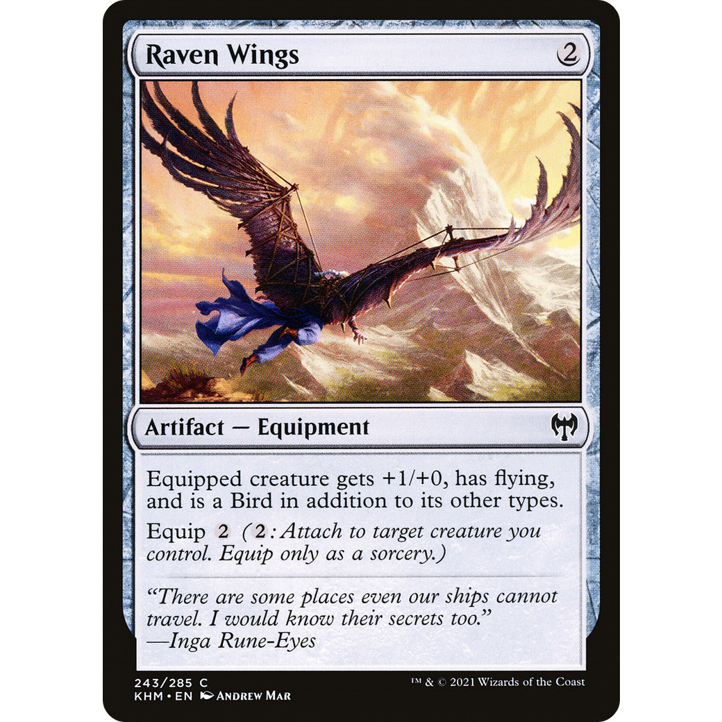 Raven Wings (Kaldheim) Near Mint Foil