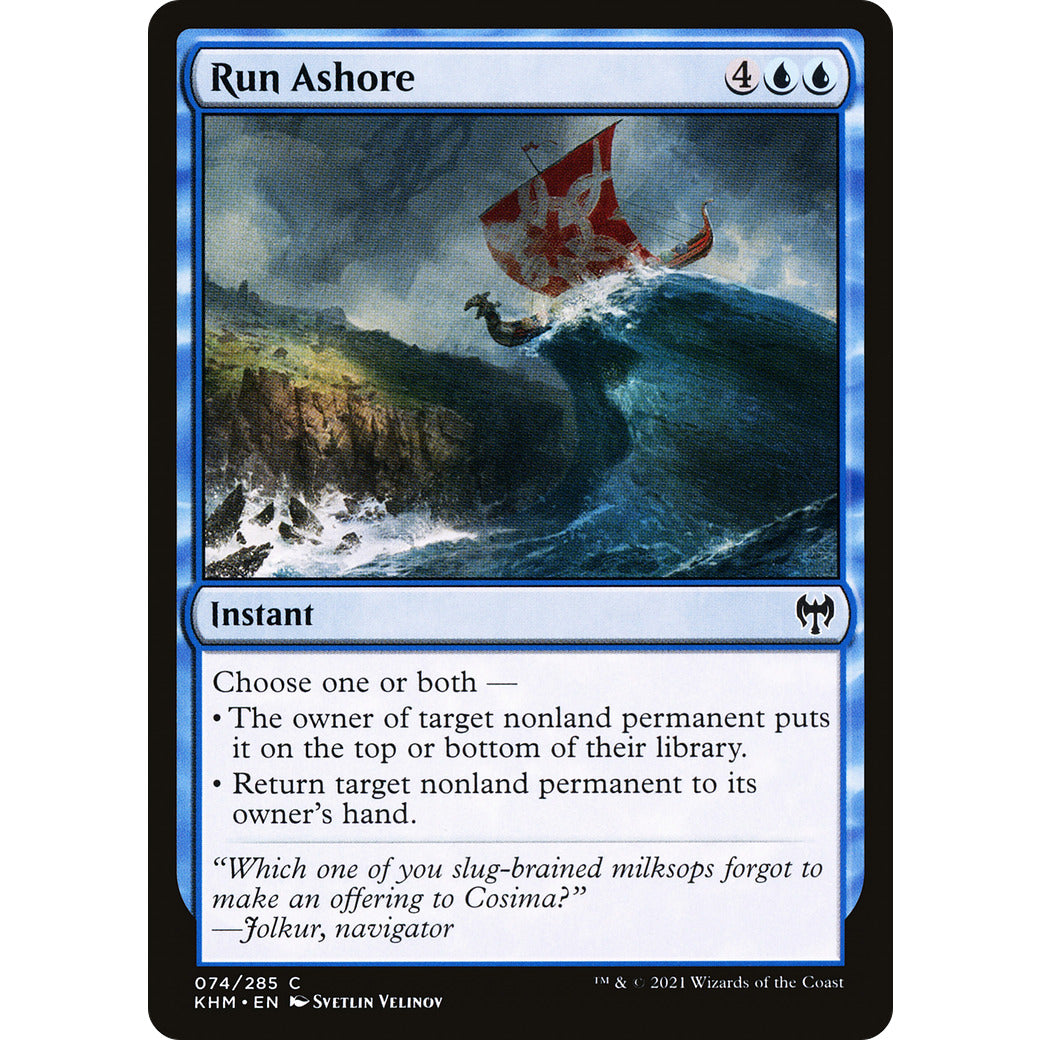 Run Ashore (Kaldheim) Near Mint Foil