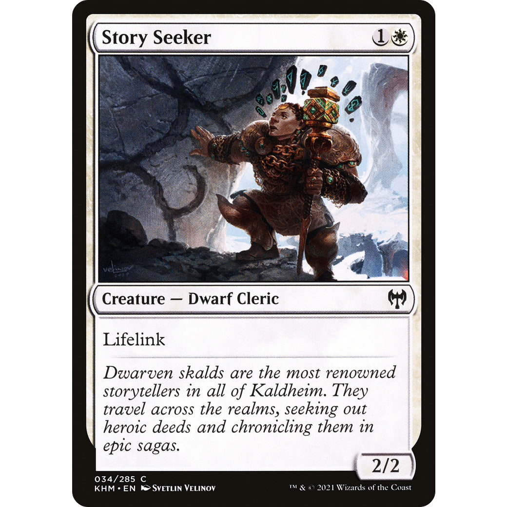 Story Seeker (Kaldheim) Light Play Foil