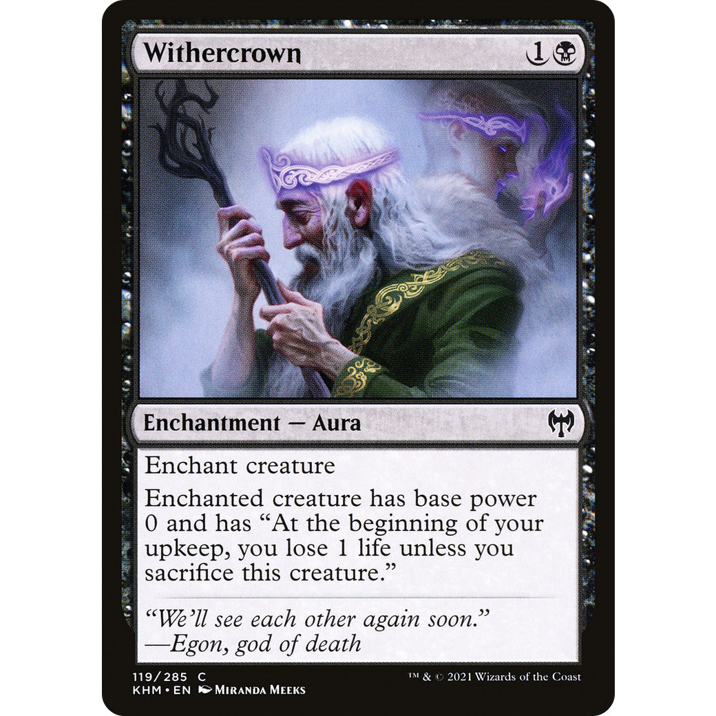 Withercrown (Kaldheim) Near Mint Foil