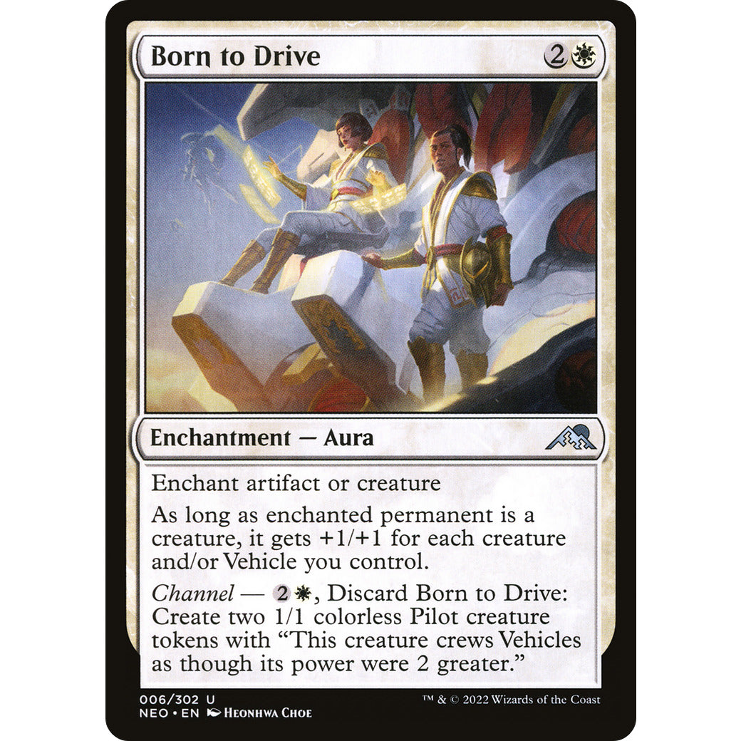 Born to Drive (Kamigawa: Neon Dynasty) Light Play Foil
