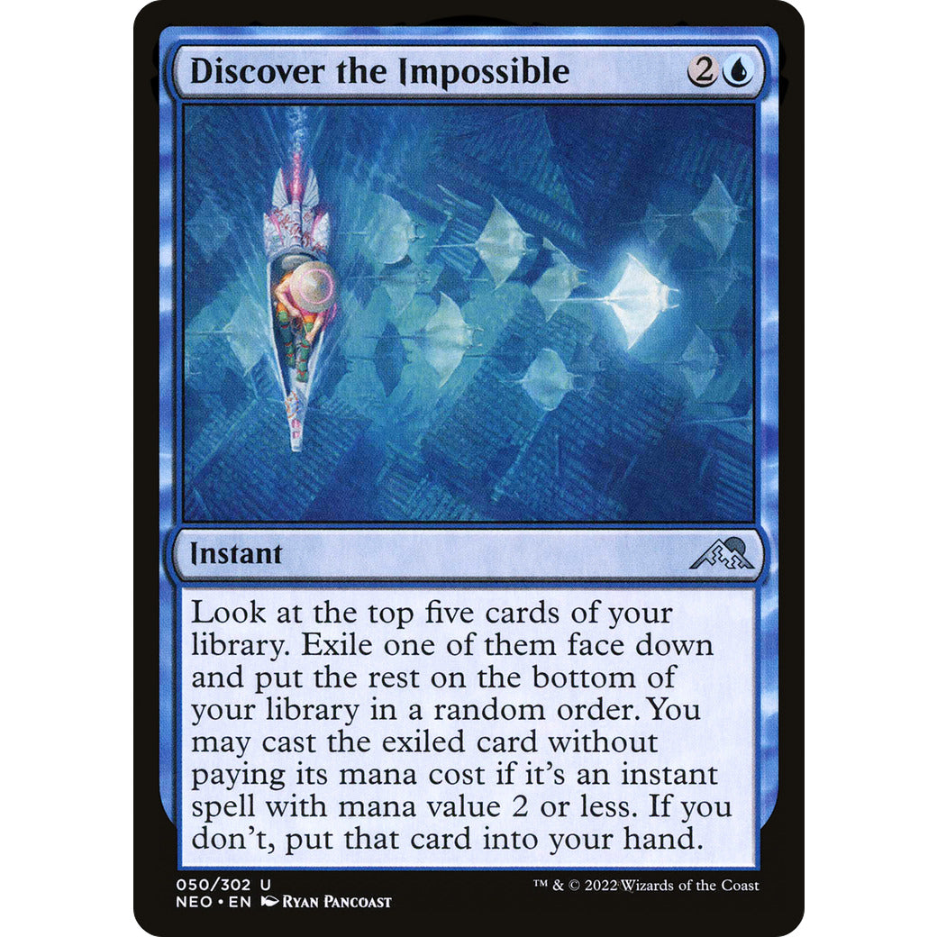 Discover the Impossible (Kamigawa: Neon Dynasty) Near Mint Foil