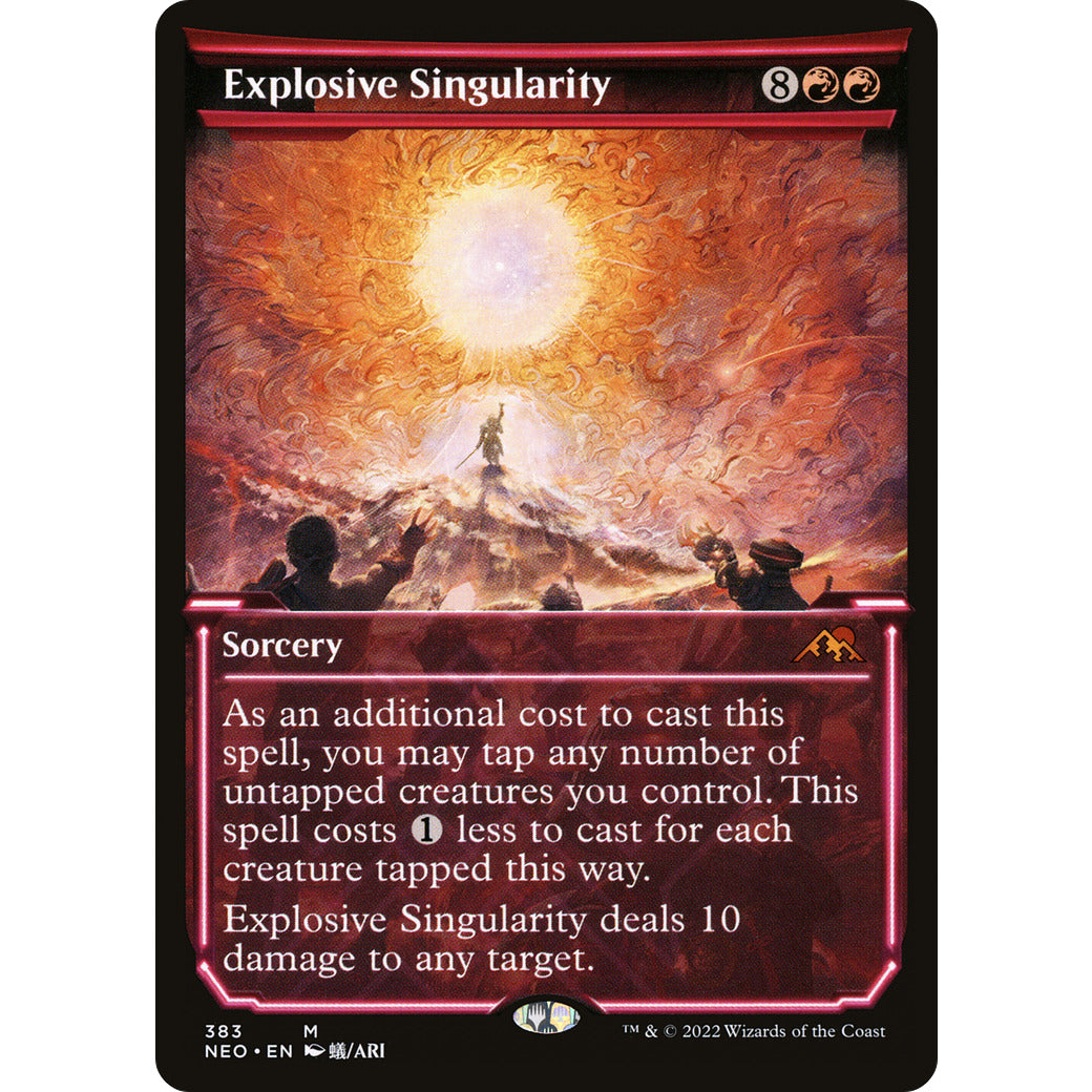 Explosive Singularity (Showcase) (Kamigawa: Neon Dynasty) Near Mint