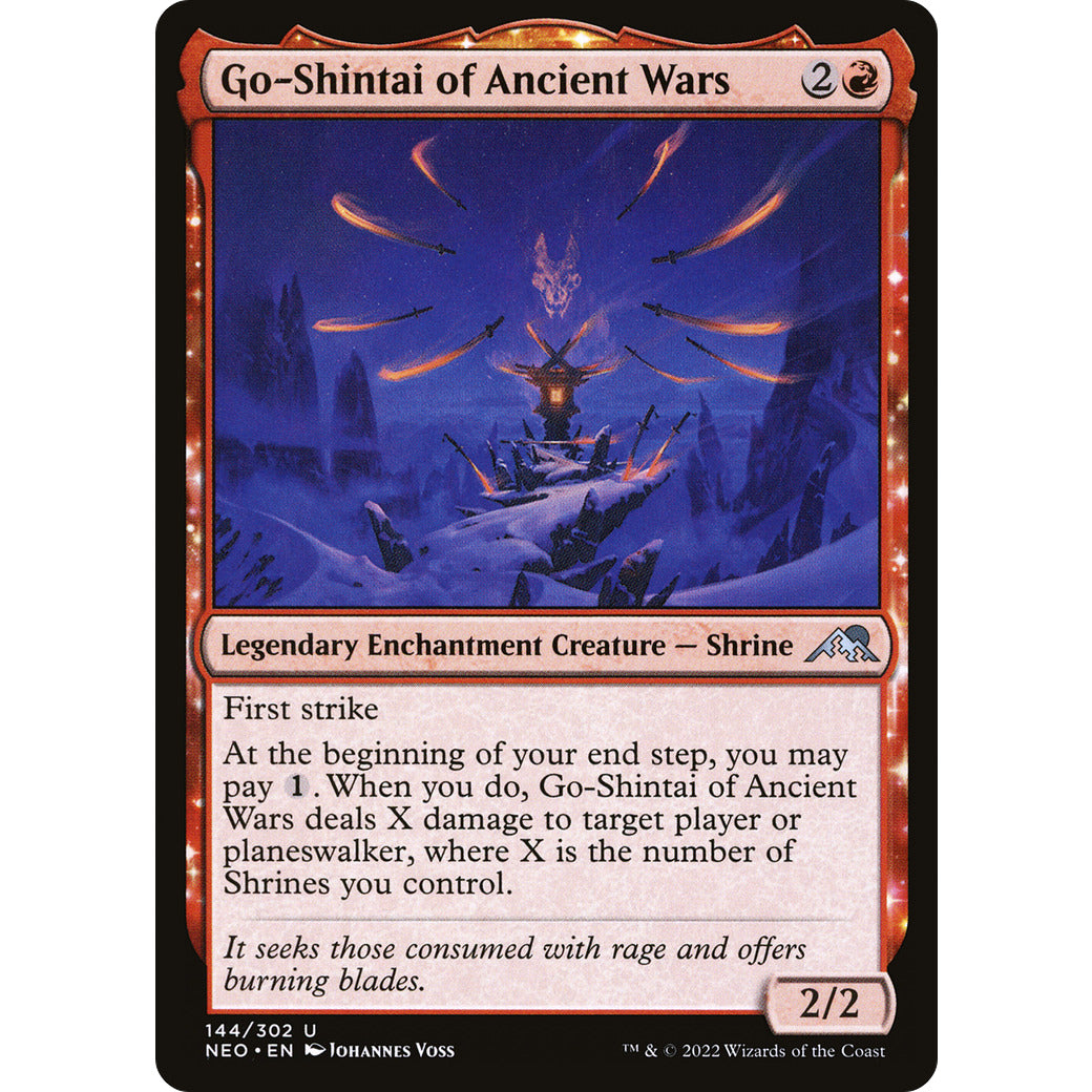Go-Shintai of Ancient Wars (Kamigawa: Neon Dynasty) Light Play Foil