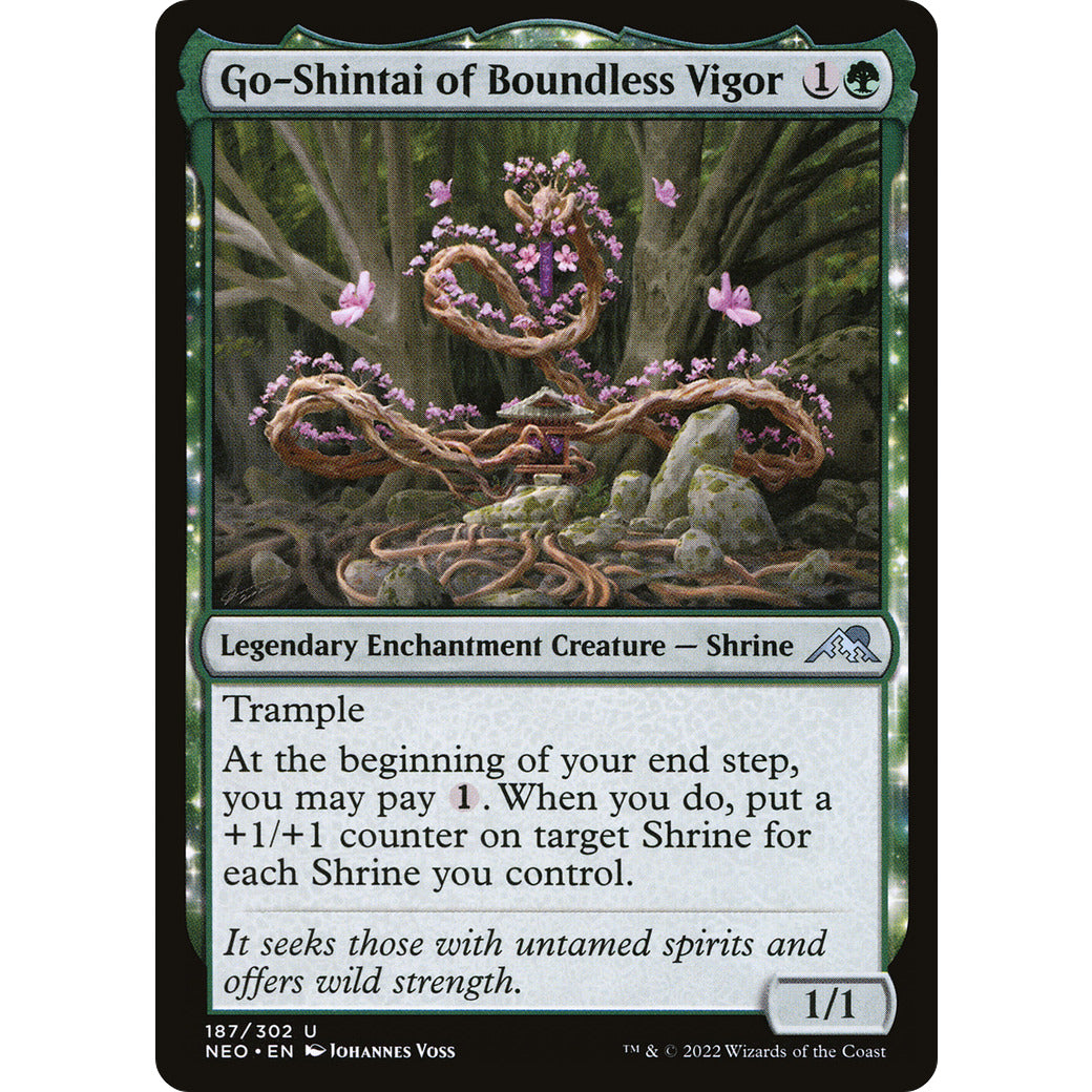 Go-Shintai of Boundless Vigor (Kamigawa: Neon Dynasty) Light Play Foil