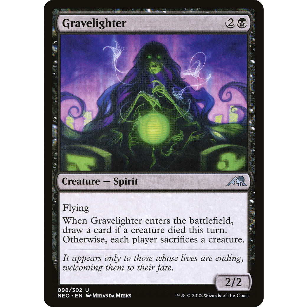 Gravelighter (Kamigawa: Neon Dynasty) Light Play Foil
