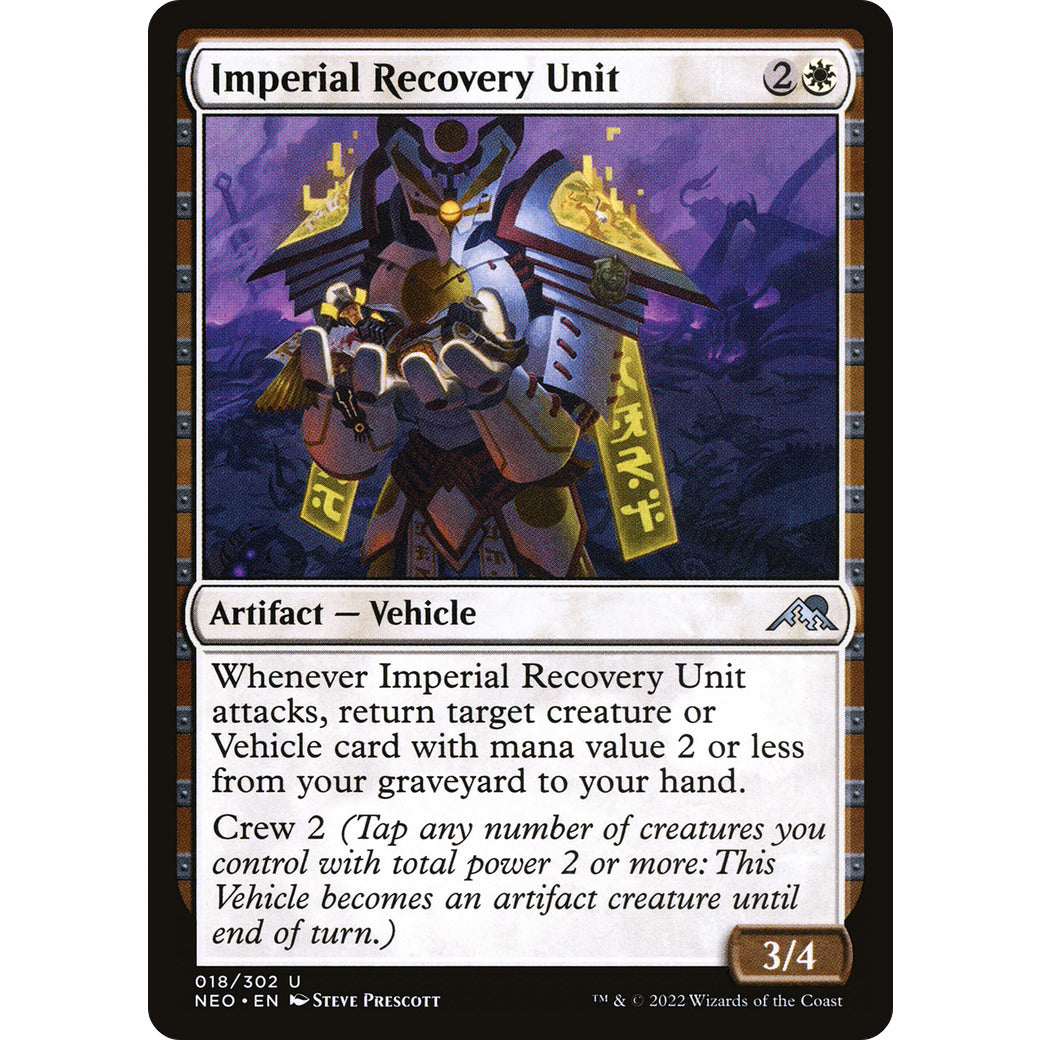 Imperial Recovery Unit (Kamigawa: Neon Dynasty) Near Mint Foil