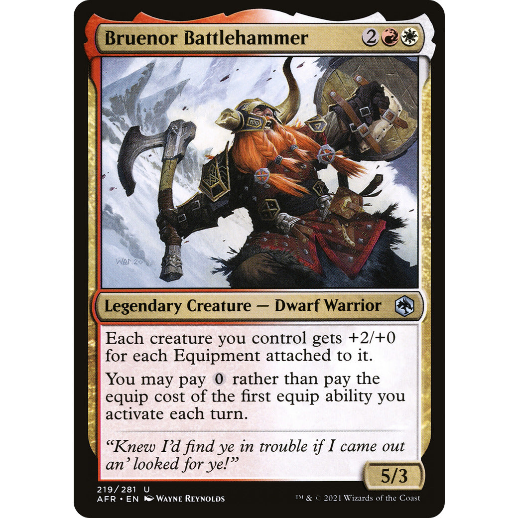 Bruenor Battlehammer (Adventures in the Forgotten Realms) Light Play