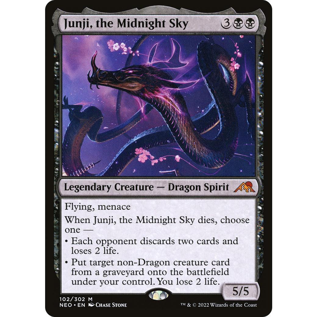 Junji, the Midnight Sky (Kamigawa: Neon Dynasty) Light Play