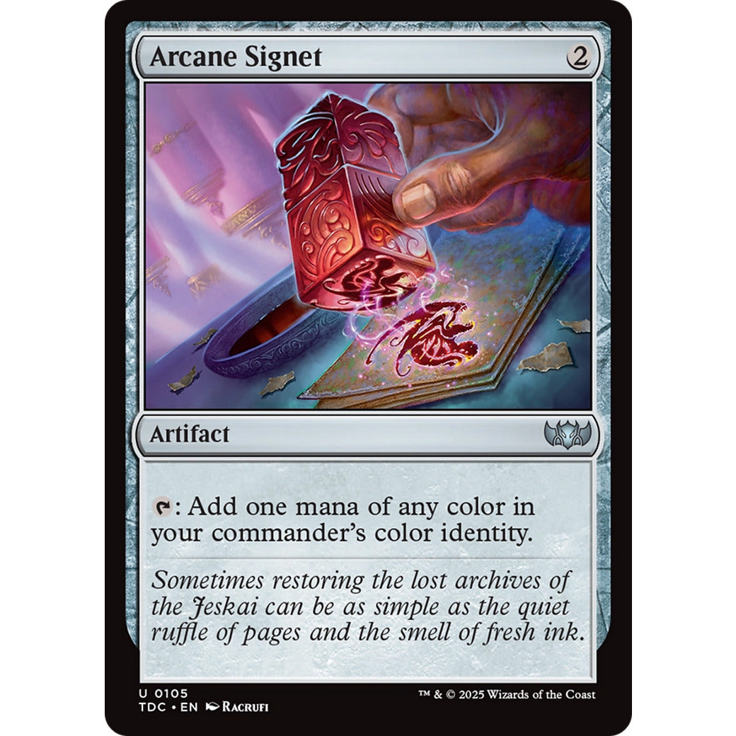 Arcane Signet (Commander: Tarkir: Dragonstorm) Near Mint