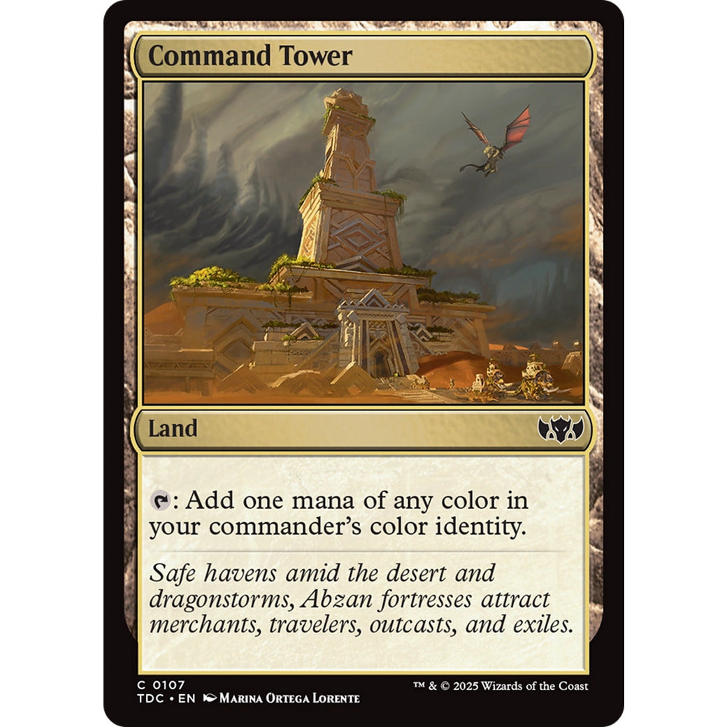 Command Tower (Commander: Tarkir: Dragonstorm) Near Mint