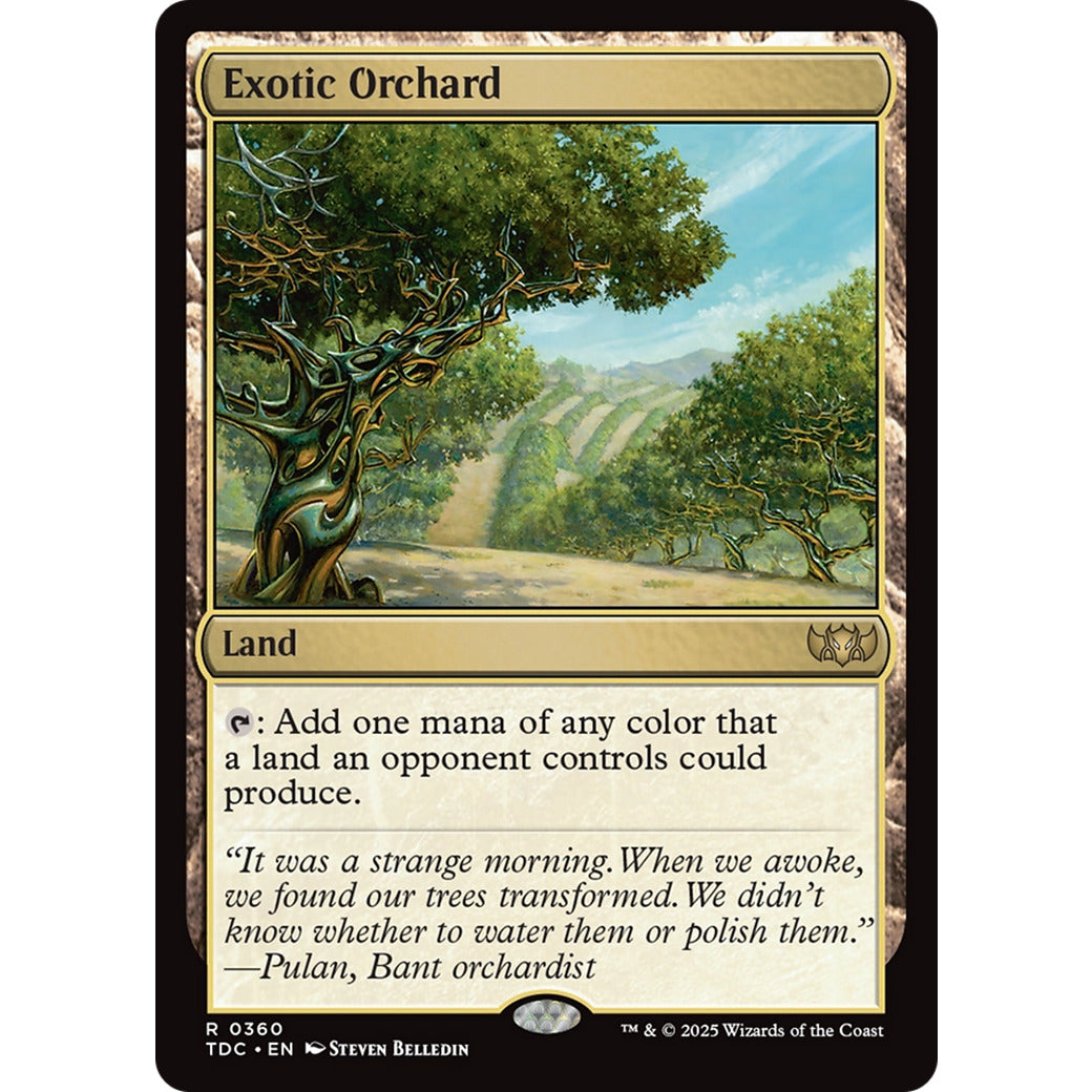 Exotic Orchard (Commander: Tarkir: Dragonstorm) Near Mint
