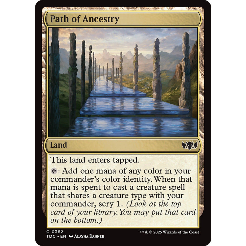 Path of Ancestry (Commander: Tarkir: Dragonstorm) Near Mint