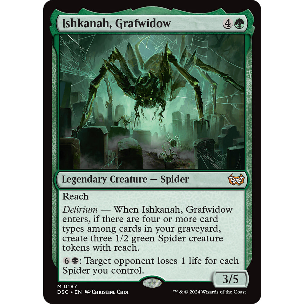 Ishkanah, Grafwidow (Commander: Duskmourn: House of Horror) Near Mint