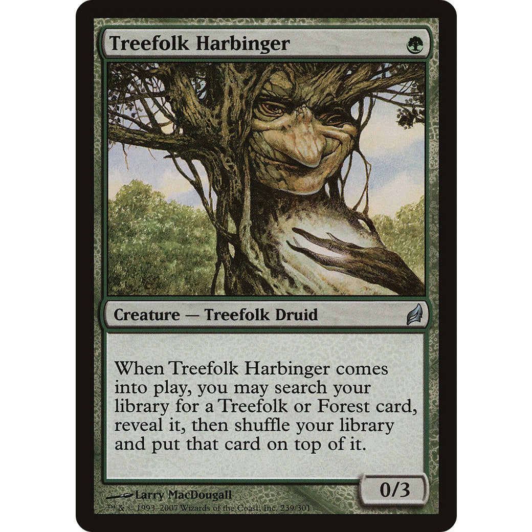 Treefolk Harbinger (Lorwyn) Light Play