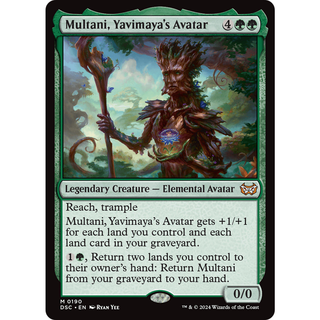 Multani, Yavimaya's Avatar (Commander: Duskmourn: House of Horror) Near Mint